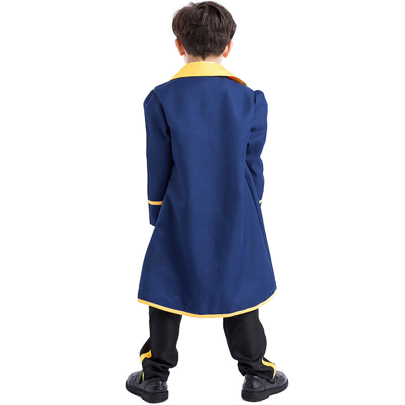New Style Colorful Children's Prince King Costume for Boys, Parent-Child Halloween Outfit