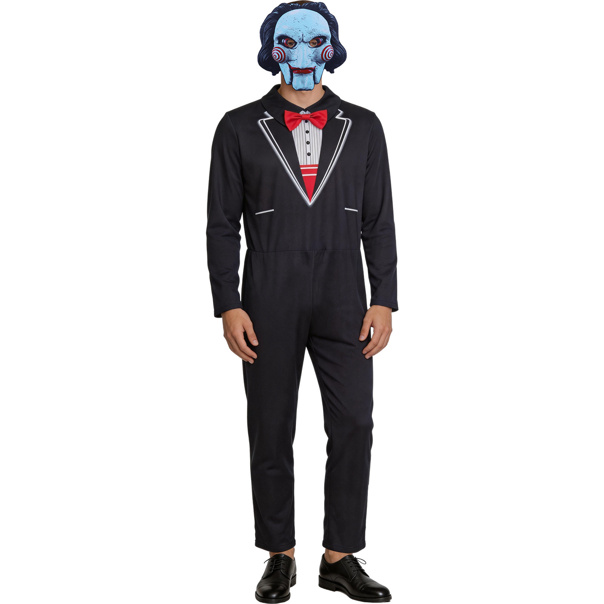 Saw John Cosplay Costume, Adult Horror Suit for Halloween Party