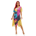 Casual Halloween Costume Cosplay Sally Dress Layered Look Role Play