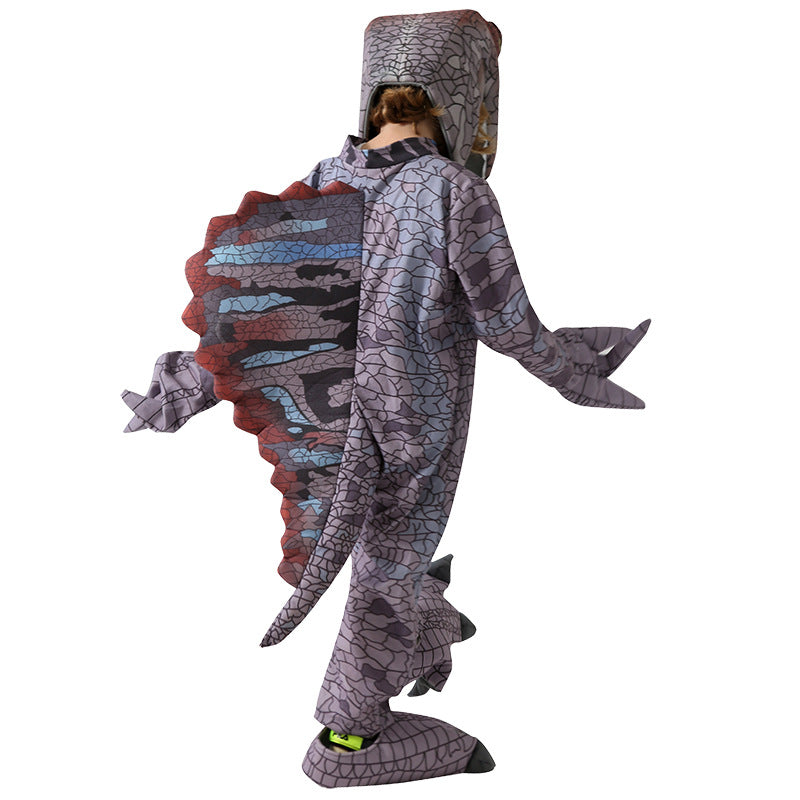 Halloween Children's Day Party Performance Costume Jurassic World Spinosaurus Cosplay Costume Cute Dinosaur Animal Costume