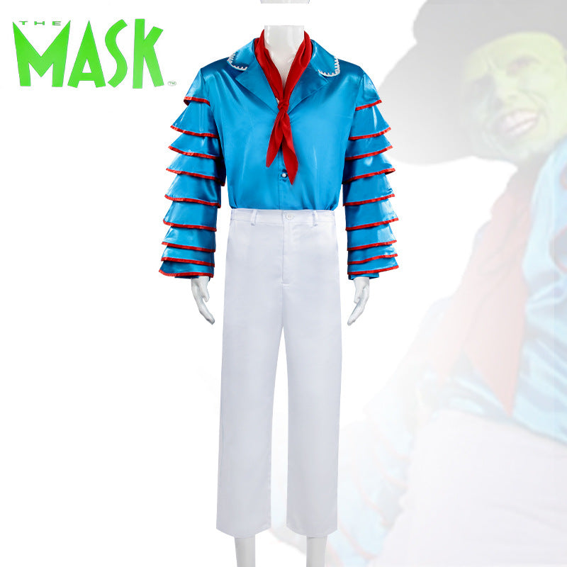 The Mask Movie Costume for Men – Jim Carrey Halloween Cosplay Outfit