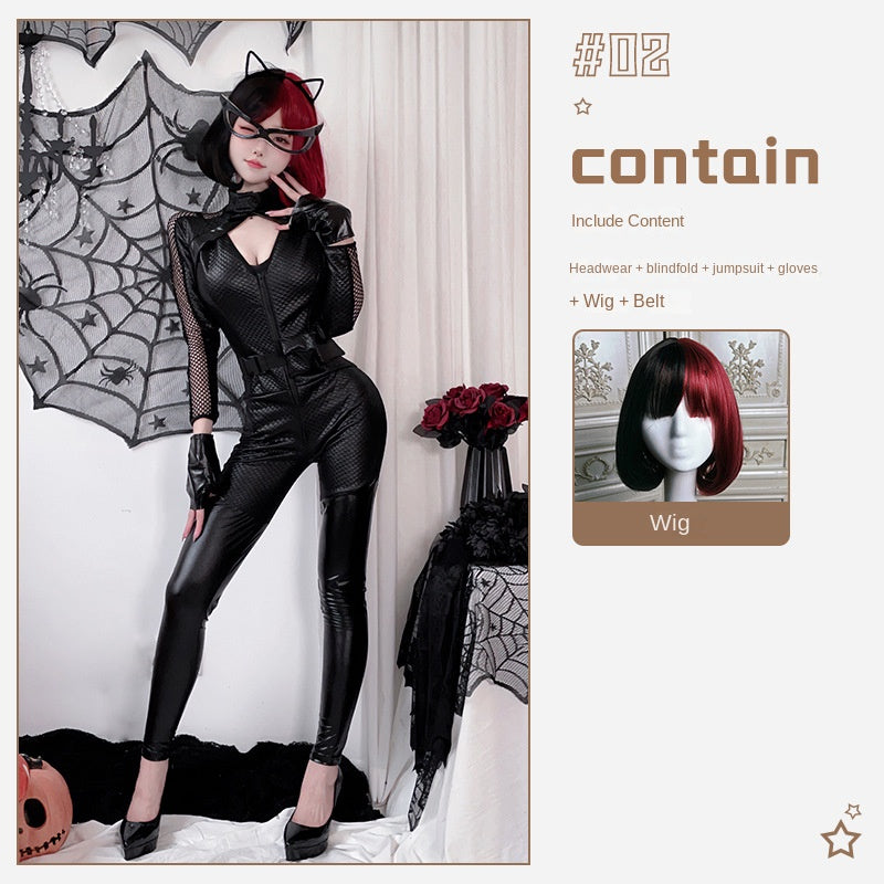 Halloween costume adult female cosplay Wonder Woman jumpsuit cat girl cat women's clothing