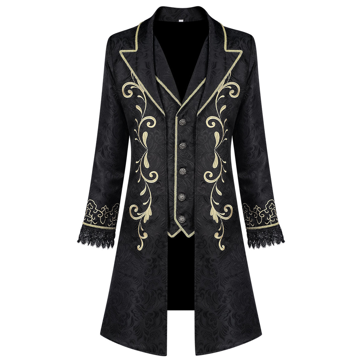 Halloween Mid-century Retro Costume Royal Prince Formal Wear Performance Set Cosplay Outfit