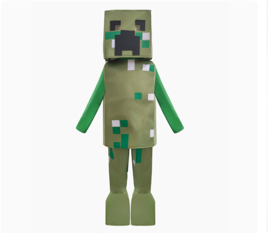 Halloween Costume Children's My World Creeper Cosplay Stage Performance Clothing Kids Performance Outfit