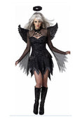 Halloween Costume Angel Role Play Performance Dress S-3XL Witch Costume Cosplay Angel Wings Goddess
