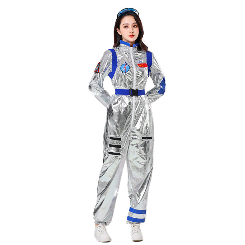 Halloween Space Suit Costume for Men, Women, Couples, Kids - Astronaut Cosplay Outfit for Stage Performance