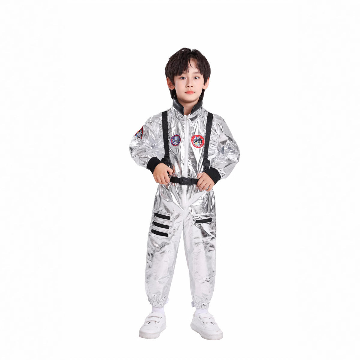 Halloween Space Suit Costume for Men, Women, Couples, Kids - Astronaut Cosplay Outfit for Stage Performance