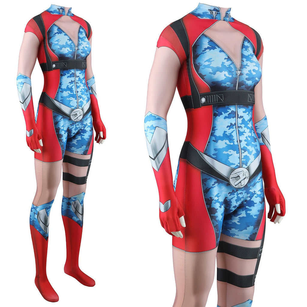 Adult Halloween The Boys Firecracker Cosplay Bodysuit – Black Robe Patrol Season 4 Outfit