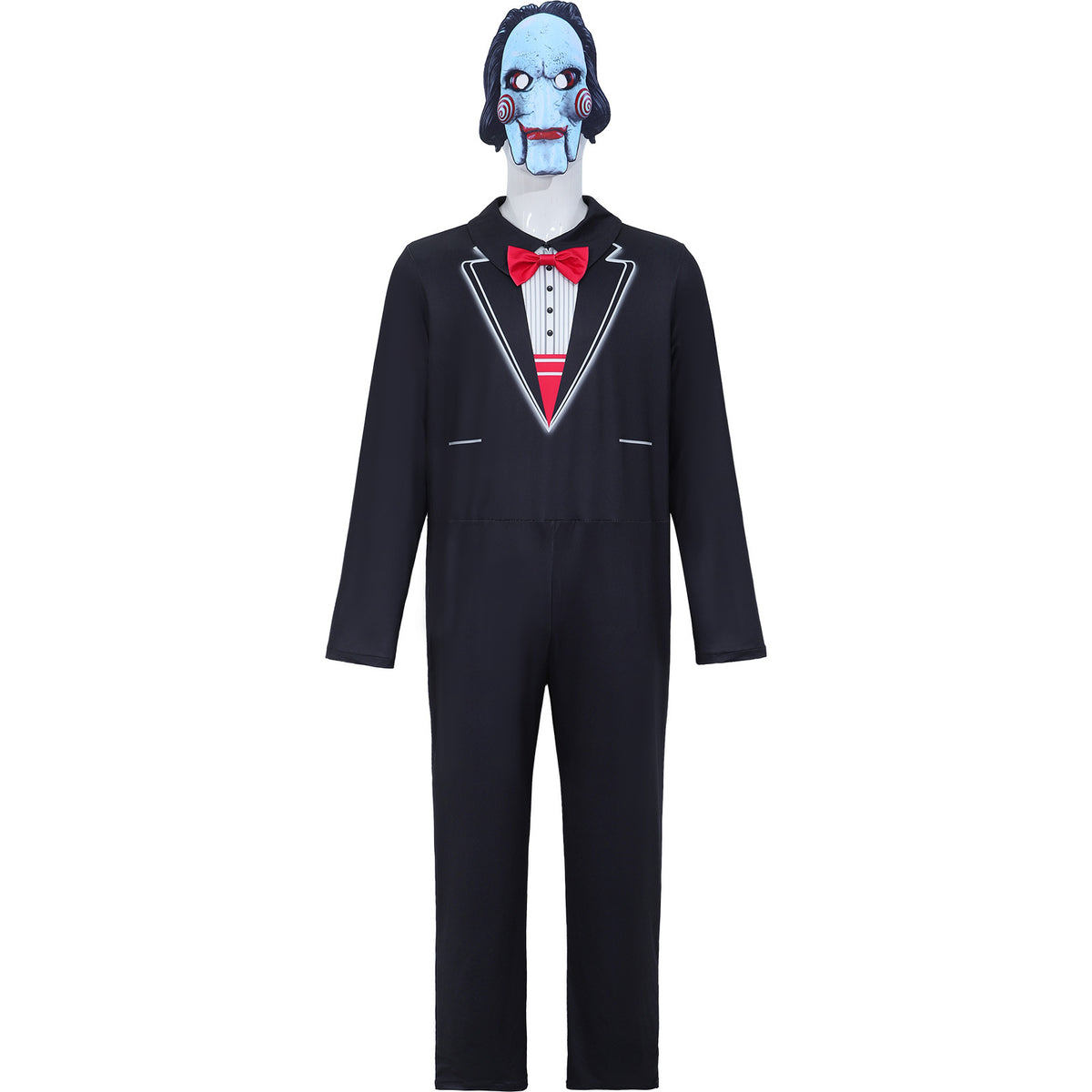Saw John Cosplay Costume, Adult Horror Suit for Halloween Party