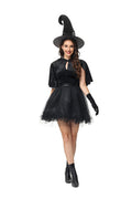 Halloween Costume Short Robe Wizard Witch Performance Costume Witch Party Outfit