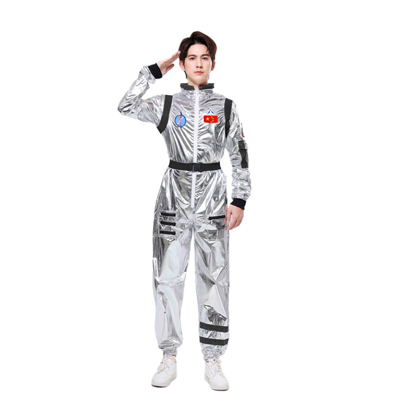 Halloween Space Suit Costume for Men, Women, Couples, Kids - Astronaut Cosplay Outfit for Stage Performance