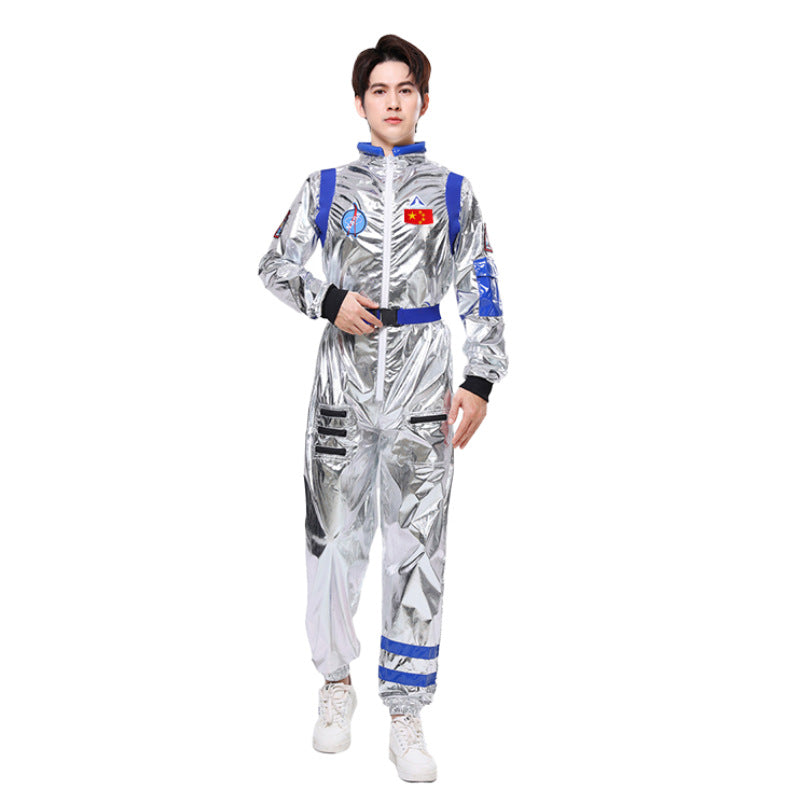 Halloween Space Suit Costume for Men, Women, Couples, Kids - Astronaut Cosplay Outfit for Stage Performance