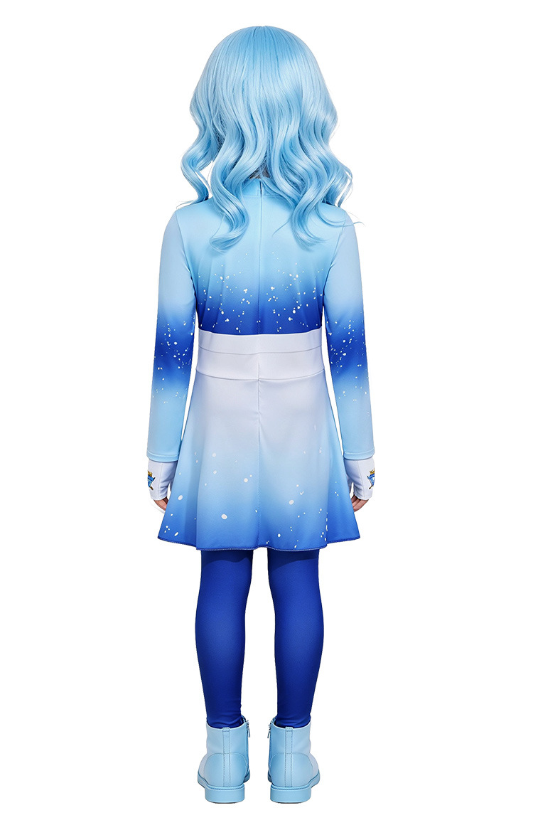 Halloween Descendants Evil Wonderland Chloe Cosplay Dress Cinderella's Daughter Stage Costume Dress