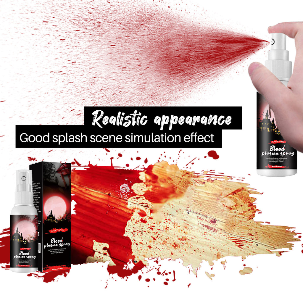 Halloween Plasma Spray Simulation Vampire Fake Blood Zombie Lifelike Props 30ml