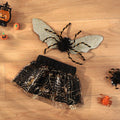Halloween Pet Dog Costume, Spooky Spider Wings Transformation Dress Set